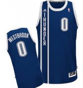 Wholesale Cheap Oklahoma City Thunder #0 Russell Westbrook 2013 Navy Blue Swingman Jersey