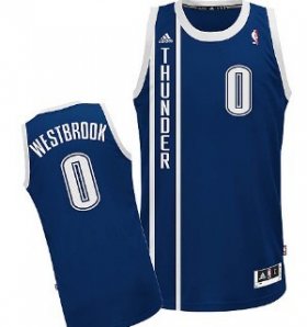 Wholesale Cheap Oklahoma City Thunder #0 Russell Westbrook 2013 Navy Blue Swingman Jersey
