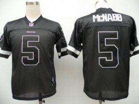 Wholesale Cheap Redskins #5 Donovan McNabb Black Shadow Stitched NFL Jersey