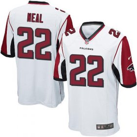 Wholesale Cheap Nike Falcons #22 Keanu Neal White Youth Stitched NFL Elite Jersey