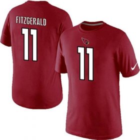 Wholesale Cheap Nike Arizona Cardinals #11 Larry Fitzgerald Pride Name & Number NFL T-Shirt Red
