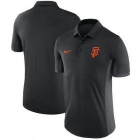 Wholesale Cheap Men\'s San Francisco Giants Nike Black Franchise Polo