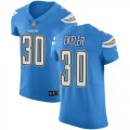 Wholesale Cheap Nike Chargers #30 Austin Ekeler Electric Blue Alternate Men's Stitched NFL Vapor Untouchable Elite Jersey