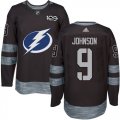 Wholesale Cheap Adidas Lightning #9 Tyler Johnson Black 1917-2017 100th Anniversary Stitched NHL Jersey