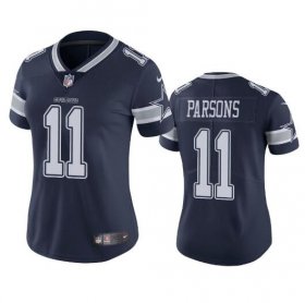 Wholesale Cheap Women\'s Dallas Cowboys #11 Micah Parsons Blue 2021 Draft Jersey