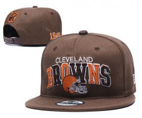 Wholesale Cheap Browns Team Logo brown 1946 Anniversary Adjustable Hat YD