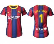 Wholesale Cheap Women 2020-2021 Barcelona home aaa version 1 red Soccer Jerseys