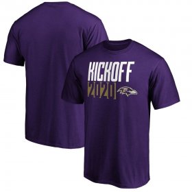 Wholesale Cheap Baltimore Ravens Fanatics Branded Kickoff 2020 T-Shirt Purple