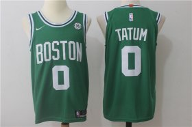 Wholesale Cheap Men\'s Boston Celtics #0 Jayson Tatum Green 2017-2018 Nike Swingman Stitched NBA Jersey