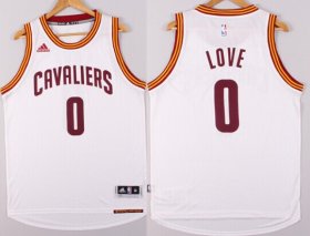 Wholesale Cheap Cleveland Cavaliers #0 Kevin Love Revolution 30 Swingman 2014 New White Jersey
