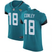 Wholesale Cheap Nike Jaguars #18 Chris Conley Teal Green Alternate Men's Stitched NFL Vapor Untouchable Elite Jersey