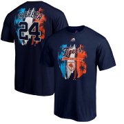 Wholesale Cheap Detroit Tigers #24 Miguel Cabrera Majestic 2019 Spring Training Name & Number T-Shirt Navy