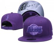 Wholesale Cheap Los Angeles Lakers Stitched Snapback Hats 048