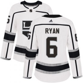 Wholesale Cheap Adidas Kings #6 Joakim Ryan White Road Authentic Women\'s Stitched NHL Jersey