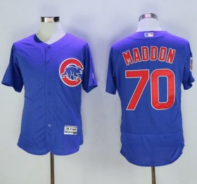 Wholesale Cheap Cubs #70 Joe Maddon Blue Flexbase Authentic Collection Stitched MLB Jersey