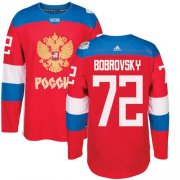 Wholesale Cheap Team Russia #72 Sergei Bobrovsky Red 2016 World Cup Stitched NHL Jersey