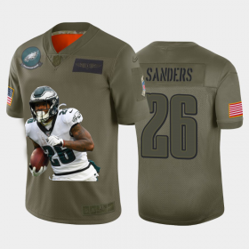 Cheap Philadelphia Eagles #26 Miles Sanders Nike Team Hero 2 Vapor Limited NFL Jersey Camo
