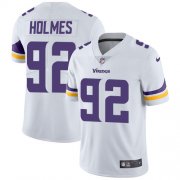 Wholesale Cheap Nike Vikings #92 Jalyn Holmes White Men's Stitched NFL Vapor Untouchable Limited Jersey