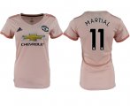 Wholesale Cheap Women's Manchester United #11 Martial Away Soccer Club Jersey