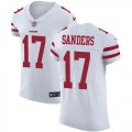 Wholesale Cheap Nike 49ers #17 Emmanuel Sanders White Men's Stitched NFL Vapor Untouchable Elite Jersey