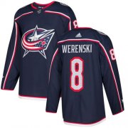 Wholesale Cheap Adidas Blue Jackets #8 Zach Werenski Navy Blue Home Authentic Stitched Youth NHL Jersey