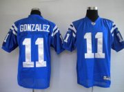 Wholesale Cheap Colts #11 Anthony Gonzalez Blue Stitched NFL Jersey