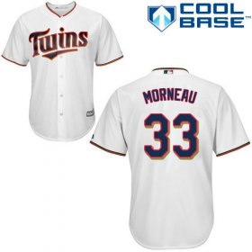 Wholesale Cheap Twins #33 Justin Morneau White Cool Base Stitched Youth MLB Jersey