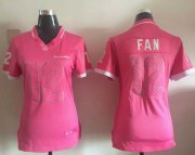 Wholesale Cheap Nike Seahawks #12 Fan Pink Women's Stitched NFL Elite Bubble Gum Jersey