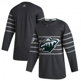 Wholesale Cheap Men\'s Minnesota Wild Adidas Gray 2020 NHL All-Star Game Authentic Jersey