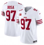 Wholesale Cheap Men's San Francisco 49ers #97 Nick Bosa White 2023 F.U.S.E. With 1-Star C Patch Vapor Untouchable Limited Football Stitched Jersey