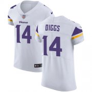 Wholesale Cheap Nike Vikings #14 Stefon Diggs White Men's Stitched NFL Vapor Untouchable Elite Jersey