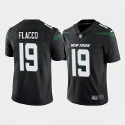 Wholesale Cheap Men's New York Jets #19 Joe Flacco Black Vapor Limited Stitched Jersey