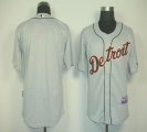 Wholesale Cheap Tigers Blank Grey Cool Base Stitched MLB Jersey