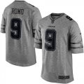Wholesale Cheap Nike Cowboys #9 Tony Romo Gray Men's Stitched NFL Limited Gridiron Gray Jersey
