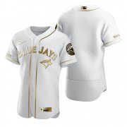Wholesale Cheap Toronto Blue Jays Blank White Nike Men's Authentic Golden Edition MLB Jersey