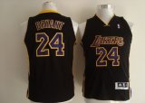 Cheap Los Angeles Lakers #24 Kobe Bryant Black Kids Jersey