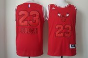 Wholesale Cheap Chicago Bulls #23 Michael Jordan Red With Red Fashion Jersey