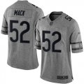 Wholesale Cheap Nike Bears #52 Khalil Mack Gray Men's Stitched NFL Limited Gridiron Gray Jersey