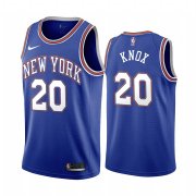 Wholesale Cheap Nike Knicks #20 Kevin Knox Navy 2019-20 Statement Edition NBA Jersey