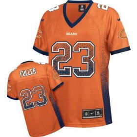 Wholesale Cheap Nike Bears #23 Kyle Fuller Orange Alternate Women\'s Stitched NFL Elite Drift Fashion Jersey