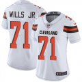 Wholesale Cheap Nike Browns #71 Jedrick Wills JR White Women's Stitched NFL Vapor Untouchable Limited Jersey