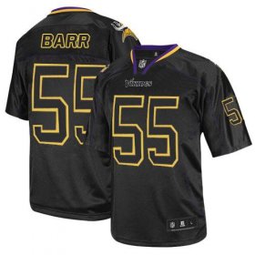 Wholesale Cheap Nike Vikings #55 Anthony Barr Lights Out Black Men\'s Stitched NFL Elite Jersey