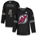 Wholesale Cheap Adidas Devils #4 Scott Stevens Black Authentic Classic Stitched NHL Jersey