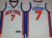 Wholesale Cheap New York Knicks #7 Carmelo Anthony Revolution 30 Swingman White Jersey