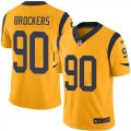 Wholesale Cheap Nike Rams #90 Michael Brockers Gold Men's Stitched NFL Limited Rush Jersey