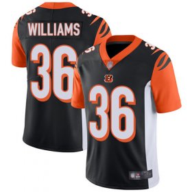 Wholesale Cheap Nike Bengals #36 Shawn Williams Black Team Color Men\'s Stitched NFL Vapor Untouchable Limited Jersey