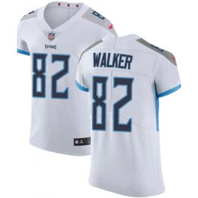 Wholesale Cheap Nike Titans #82 Delanie Walker White Men\'s Stitched NFL Vapor Untouchable Elite Jersey