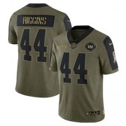 Wholesale Cheap Men's Washington Football Team #44 John Riggins Nike Olive 2021 Salute To Service Retired Player Limited Jersey