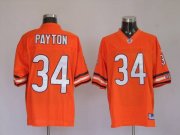 Wholesale Cheap Bears #34 Walter Payton Orange Stitched NFL Jersey