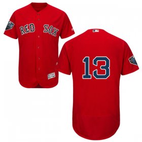 Wholesale Cheap Red Sox #13 Hanley Ramirez Red Flexbase Authentic Collection 2018 World Series Stitched MLB Jersey